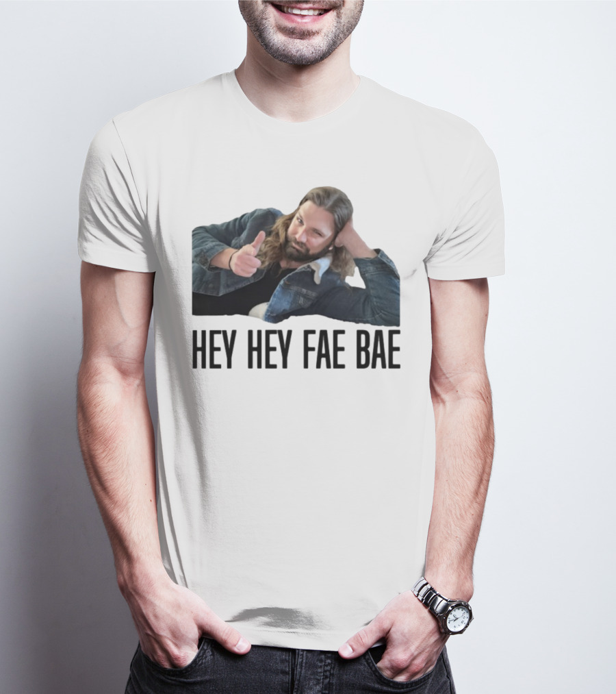 Hey Hey Fae Bae Denim Pose T-Shirt