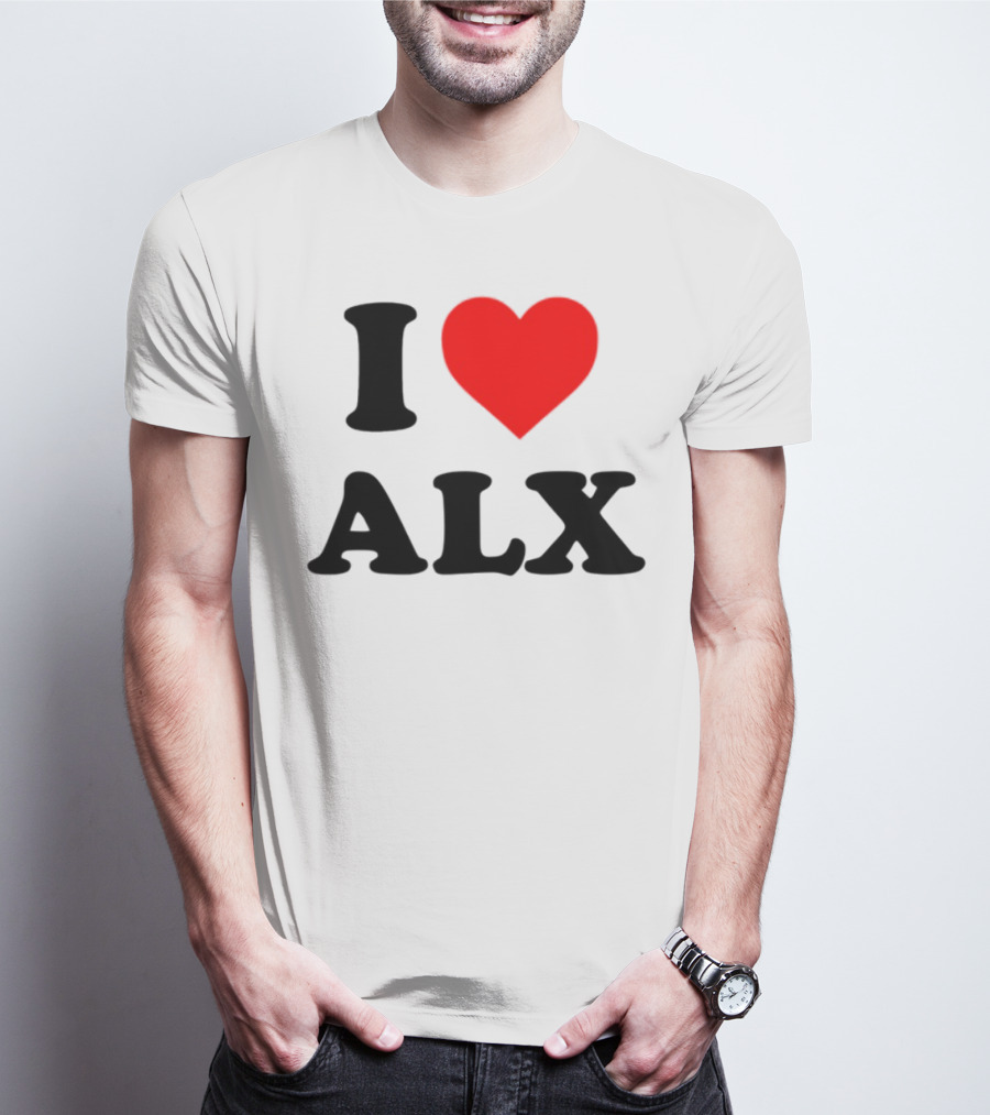 I Love ALX Red Heart Emblem T-Shirt
