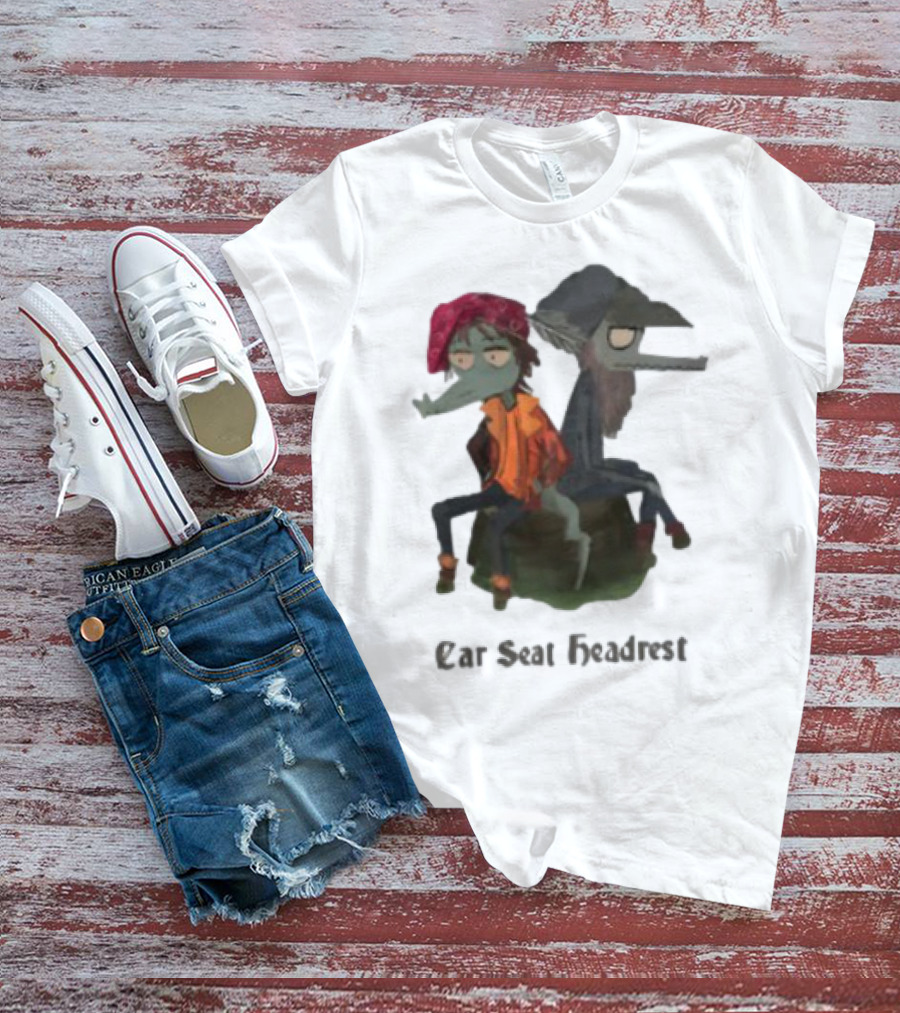 Matador Records Car Seat Headrest Cartoon Characters Collaboration T-Shirt