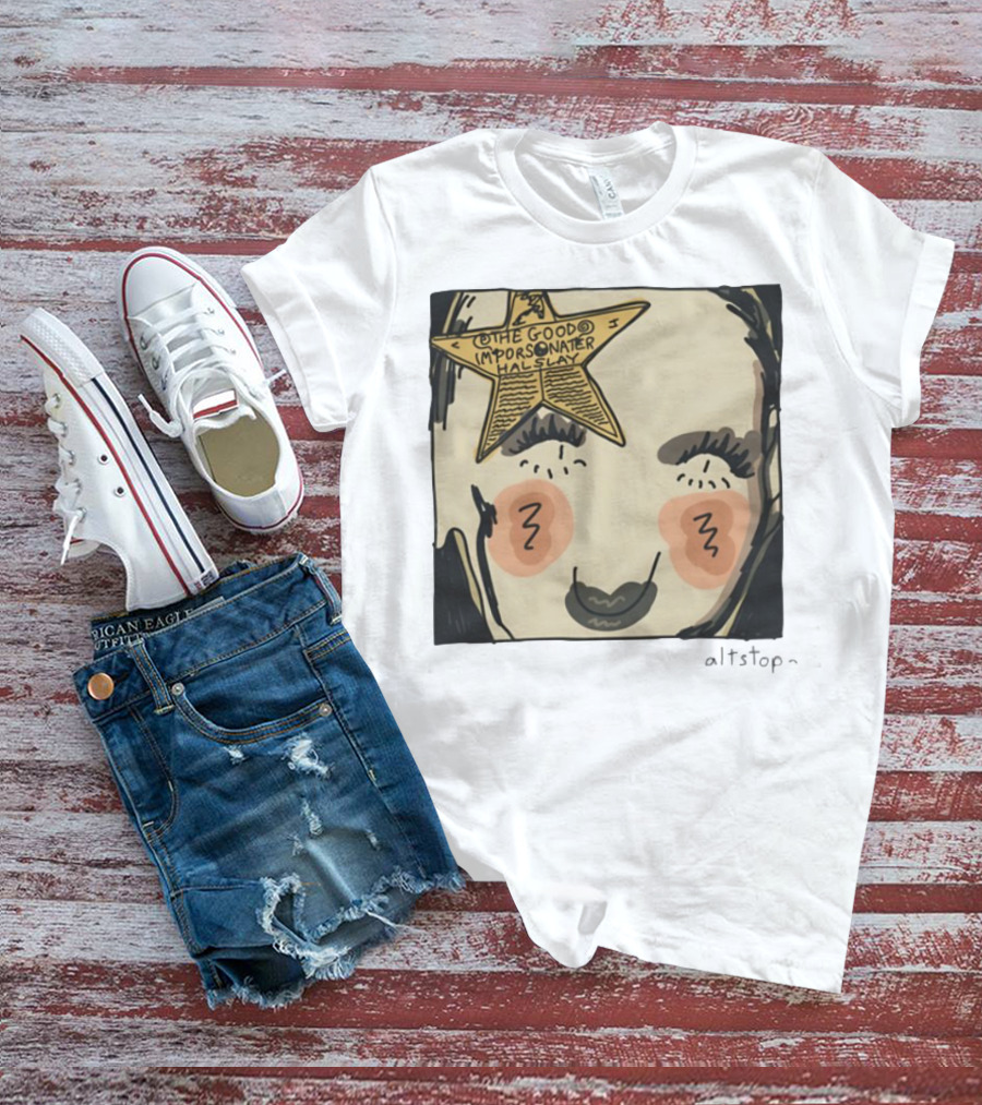 The Good Impersonator Halsey Altstop Star Face Sketch T-Shirt