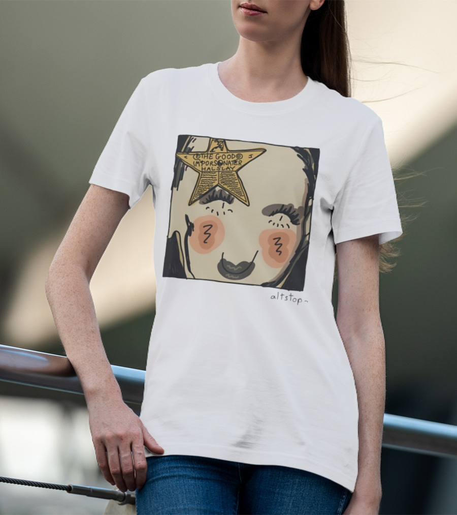 The Good Impersonator Halsey Altstop Star Face Sketch T-Shirt
