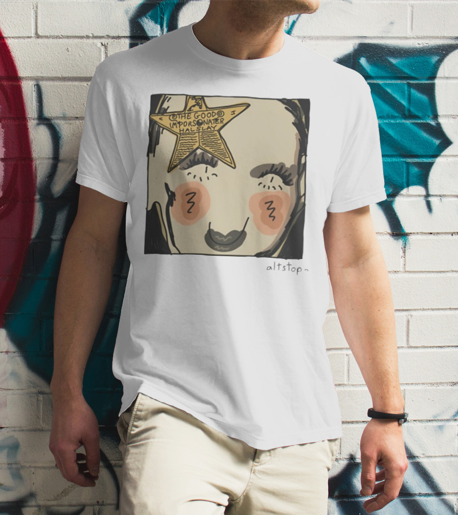 The Good Impersonator Halsey Altstop Star Face Sketch T-Shirt