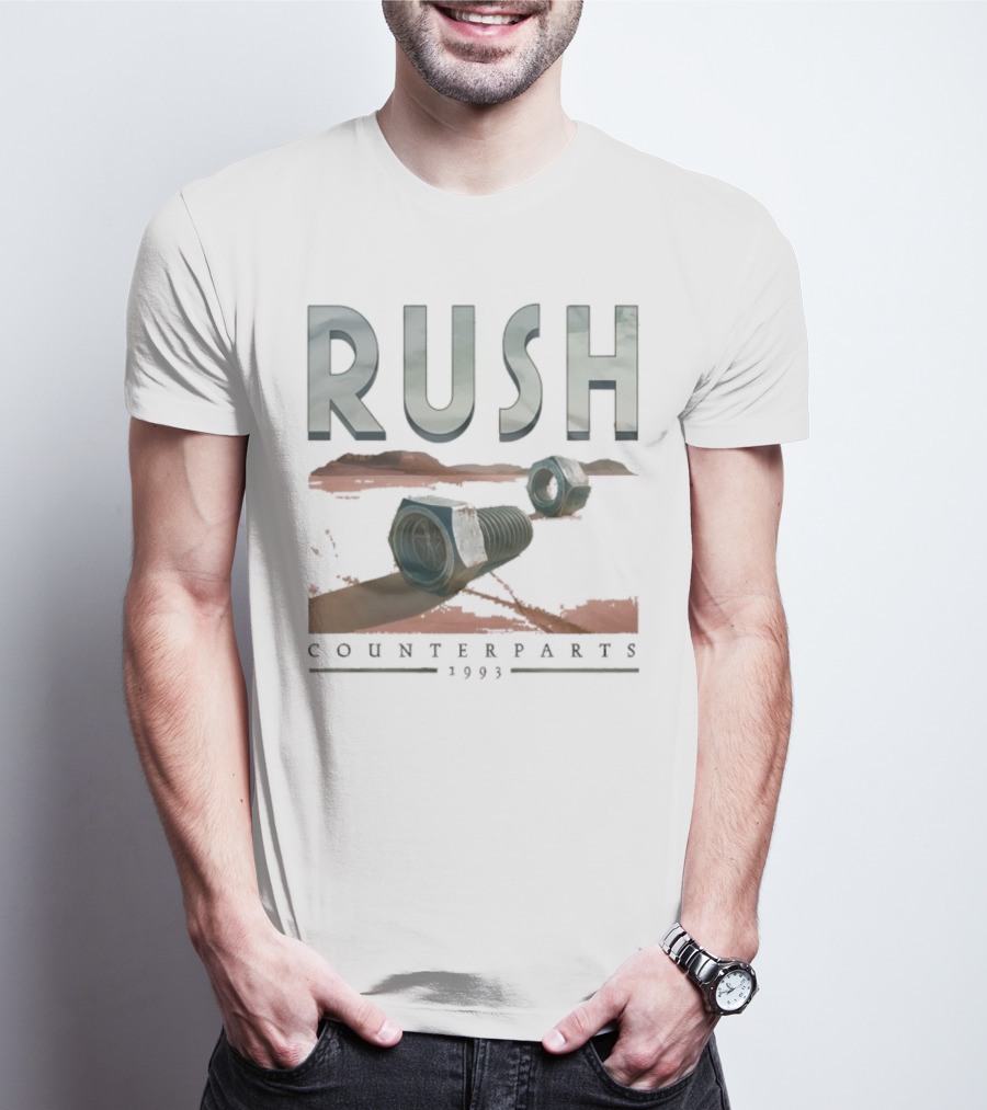 Rush Counterparts 1993 Desert Album Art T-Shirt