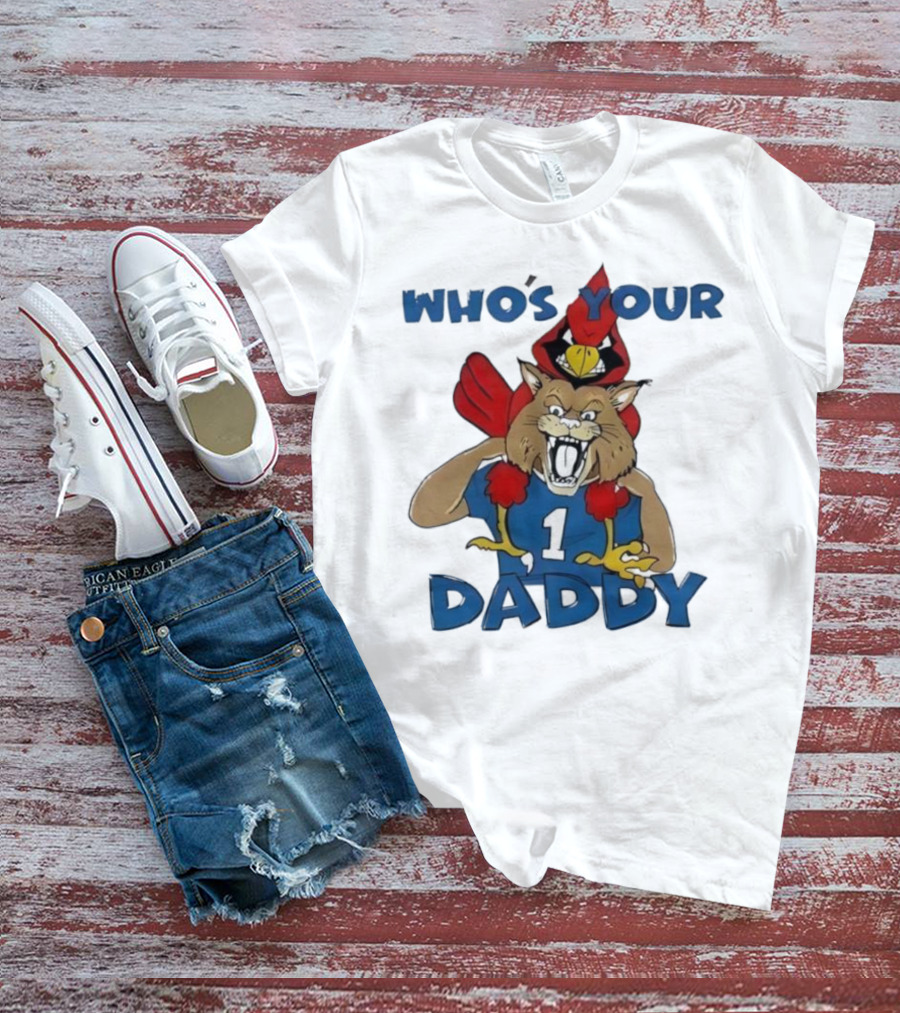 Kentucky Wildcats Louisville Cardinals Who's Your Daddy Mascot Rivalry T-Shirt