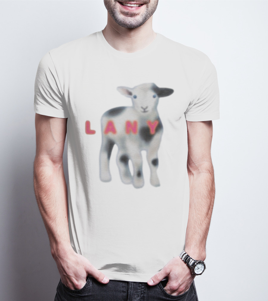 Lany Lamb Cute Animal Design T-Shirt