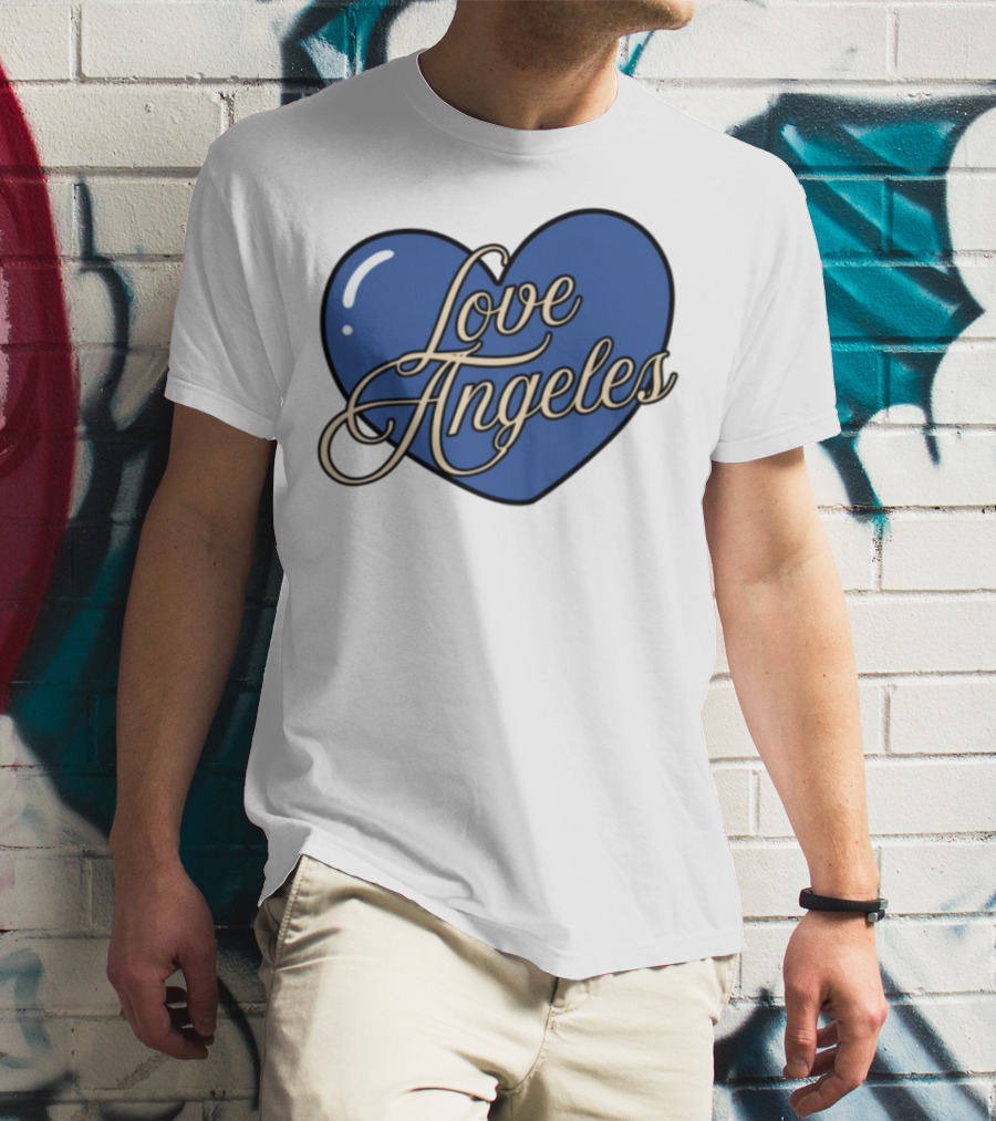 Bffs & Babes Love Angeles Heart Design T-Shirt