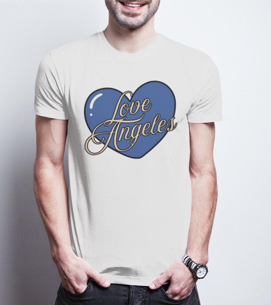Bffs & Babes Love Angeles Heart Design T-Shirt
