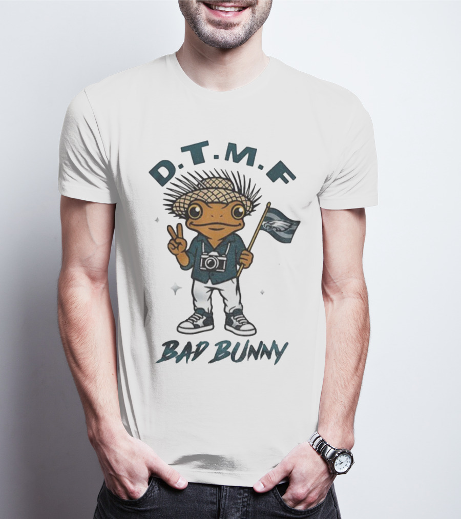 D.T.M.F Bad Bunny Philadelphia Eagles NFL Football T-Shirt