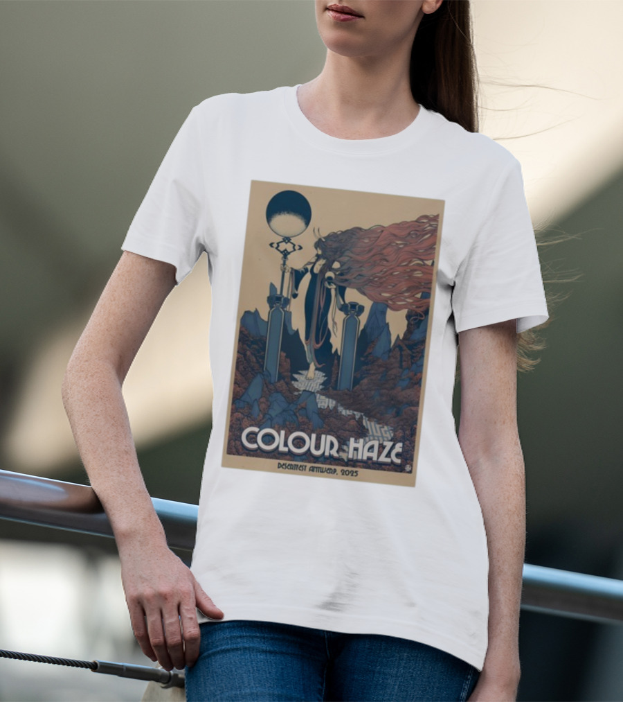 Colour Haze Desertfest Antwerp 2025 Psychedelic Rock Art 10 18 2025 T-Shirt
