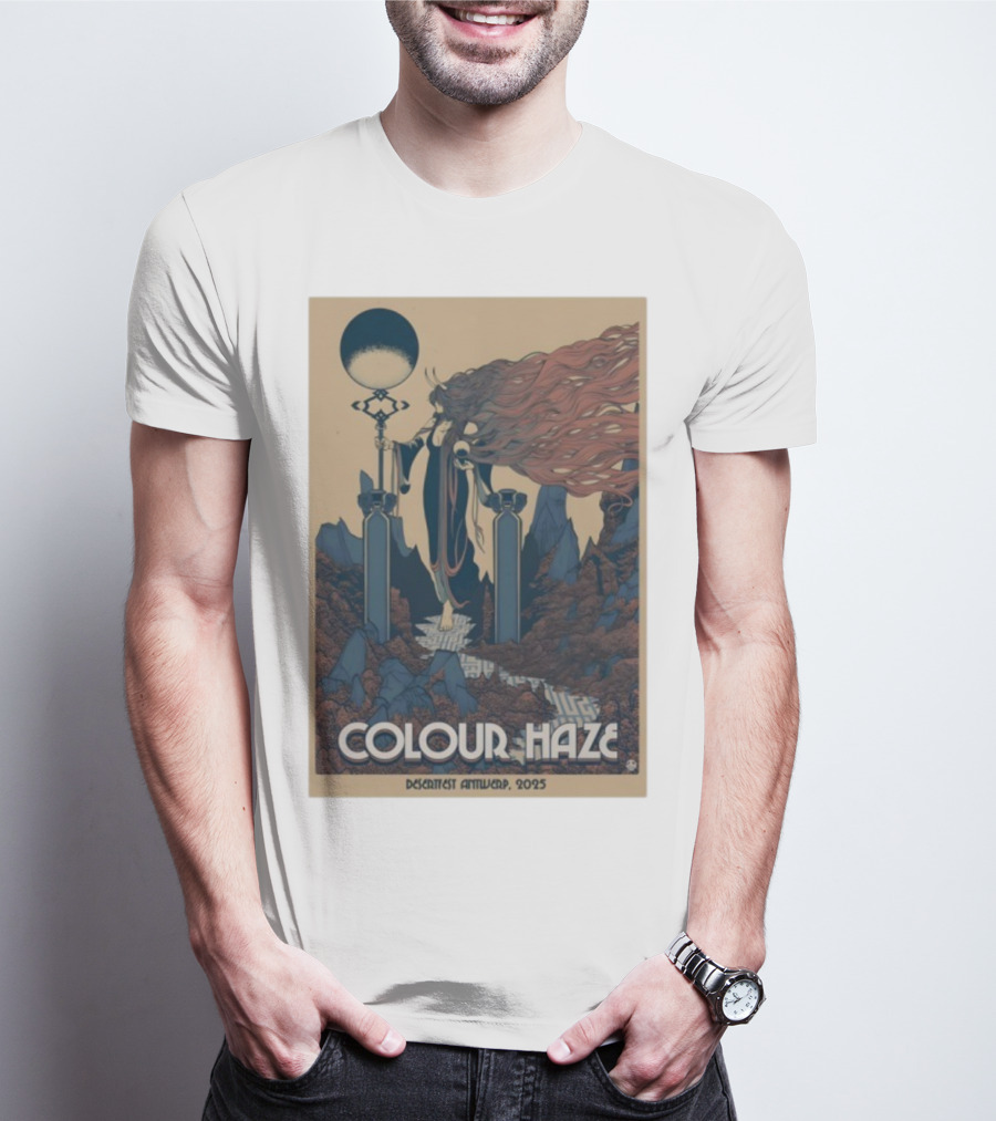 Colour Haze Desertfest Antwerp 2025 Psychedelic Rock Art 10 18 2025 T-Shirt