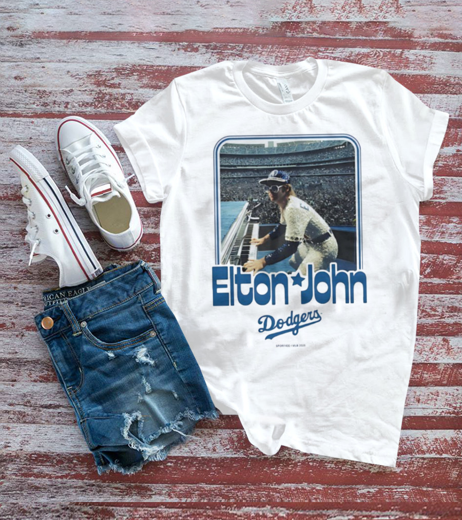 Elton John Dodgers Stadium Concert Los Angeles T-Shirt