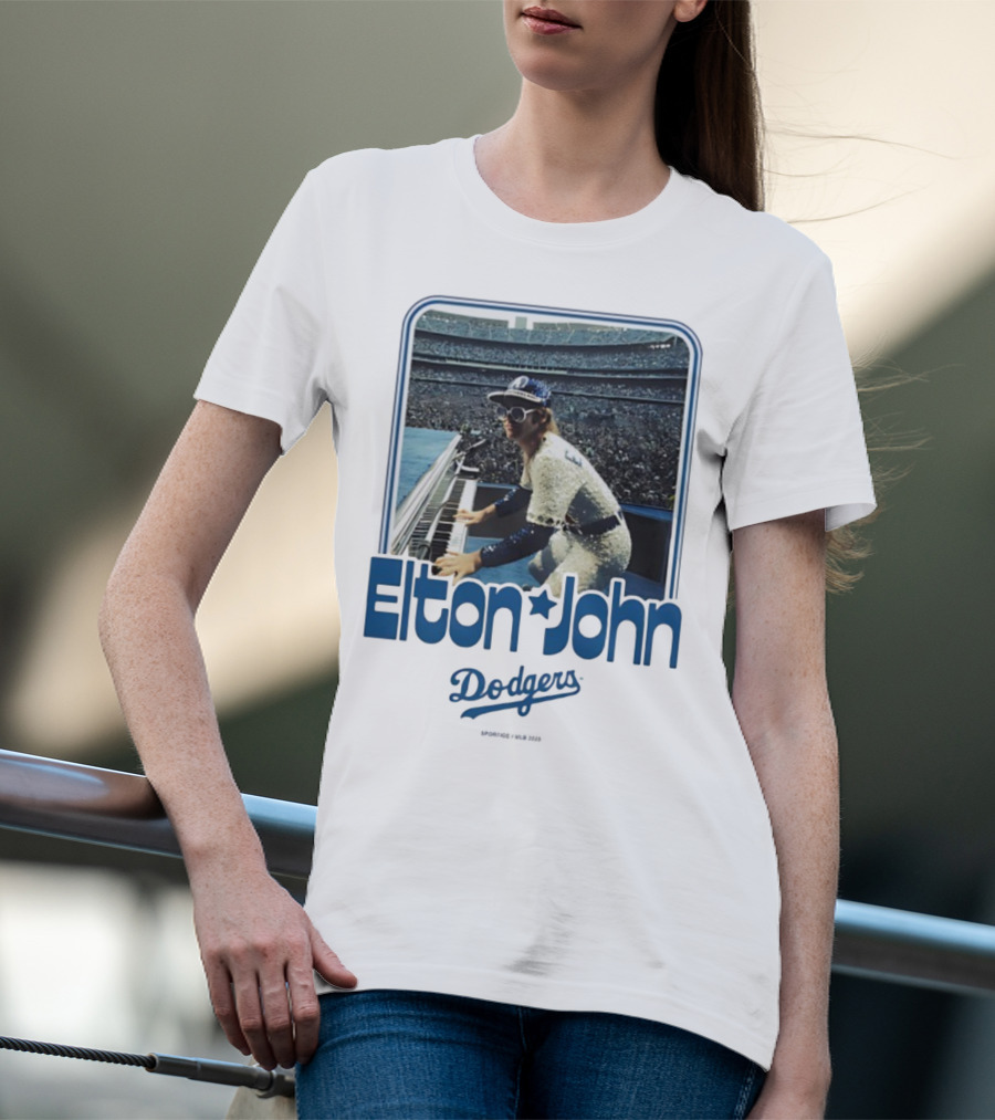 Elton John Dodgers Stadium Concert Los Angeles T-Shirt