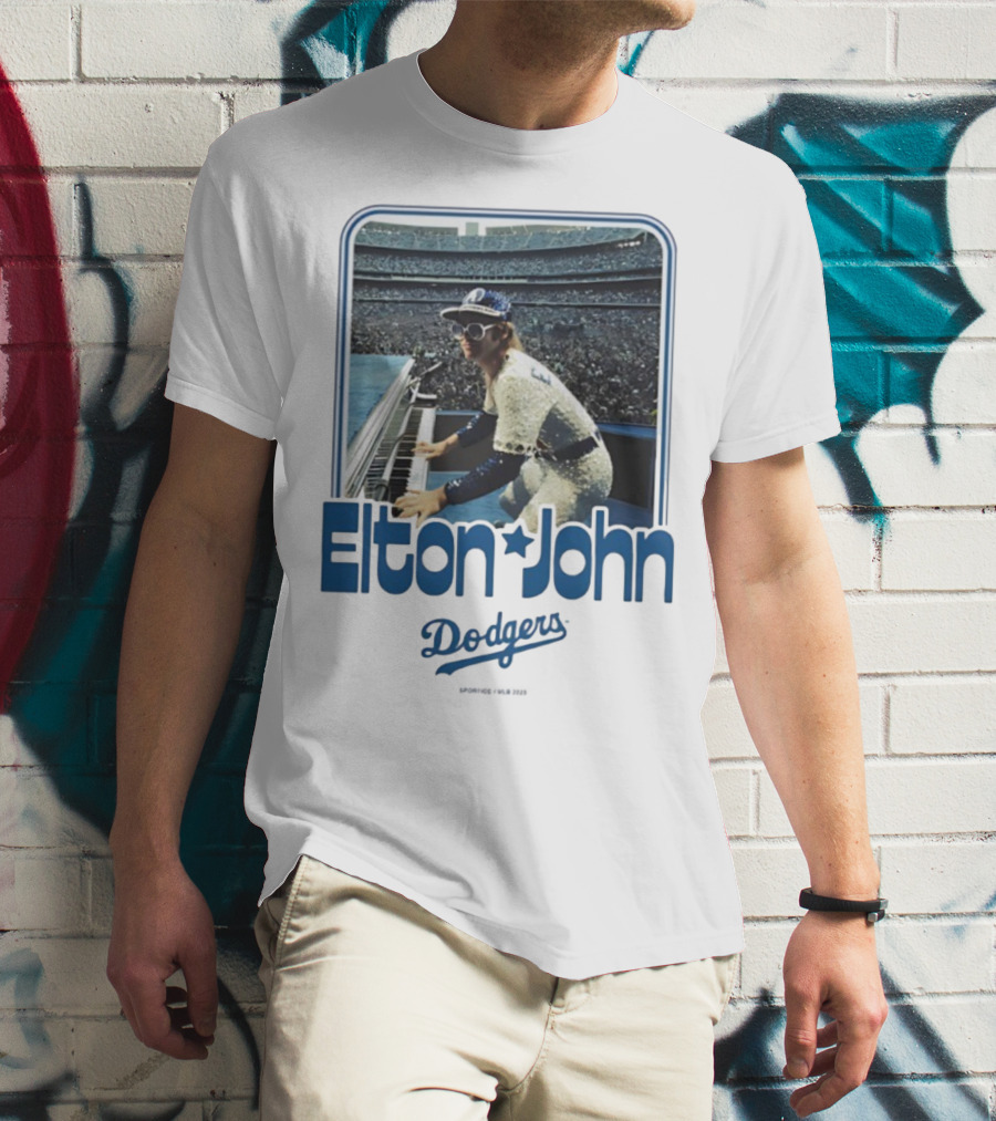 Elton John Dodgers Stadium Concert Los Angeles T-Shirt