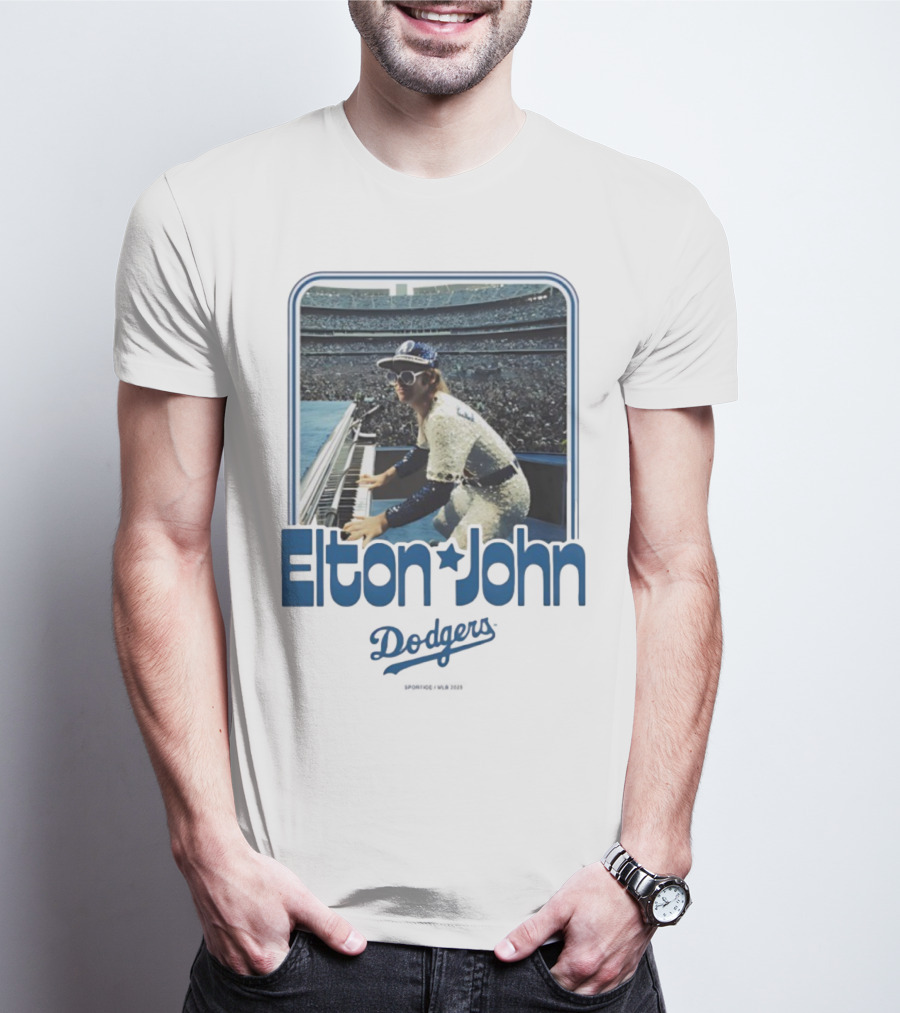 Elton John Dodgers Stadium Concert Los Angeles T-Shirt