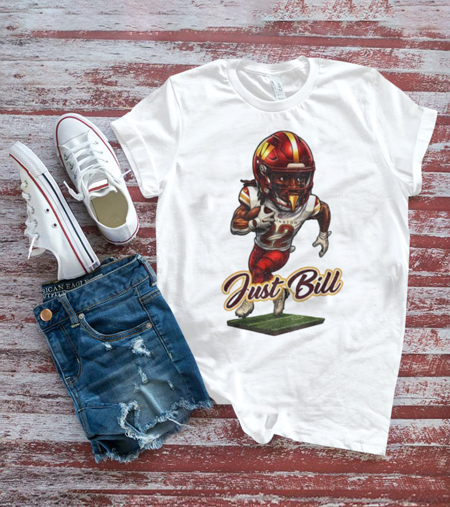 Just Bill Jacory Croskey-Merritt Washington NFL Football Player T-Shirt