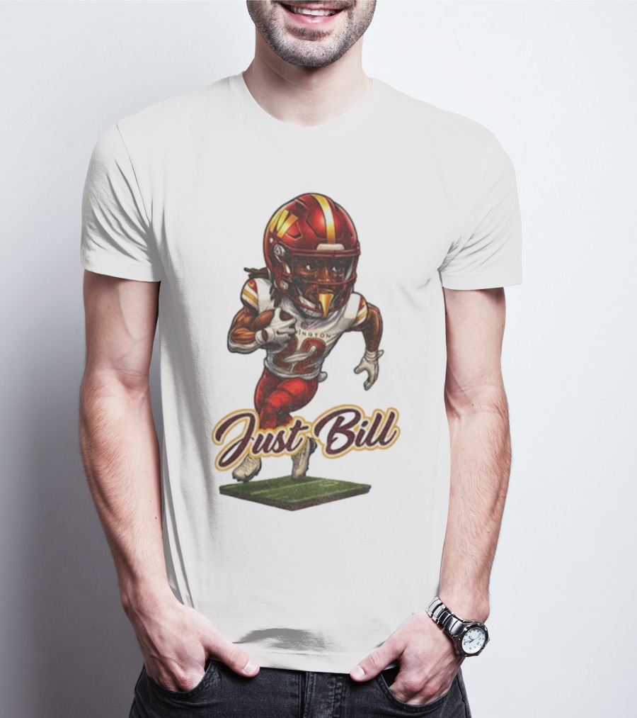 Just Bill Jacory Croskey-Merritt Washington NFL Football Player T-Shirt
