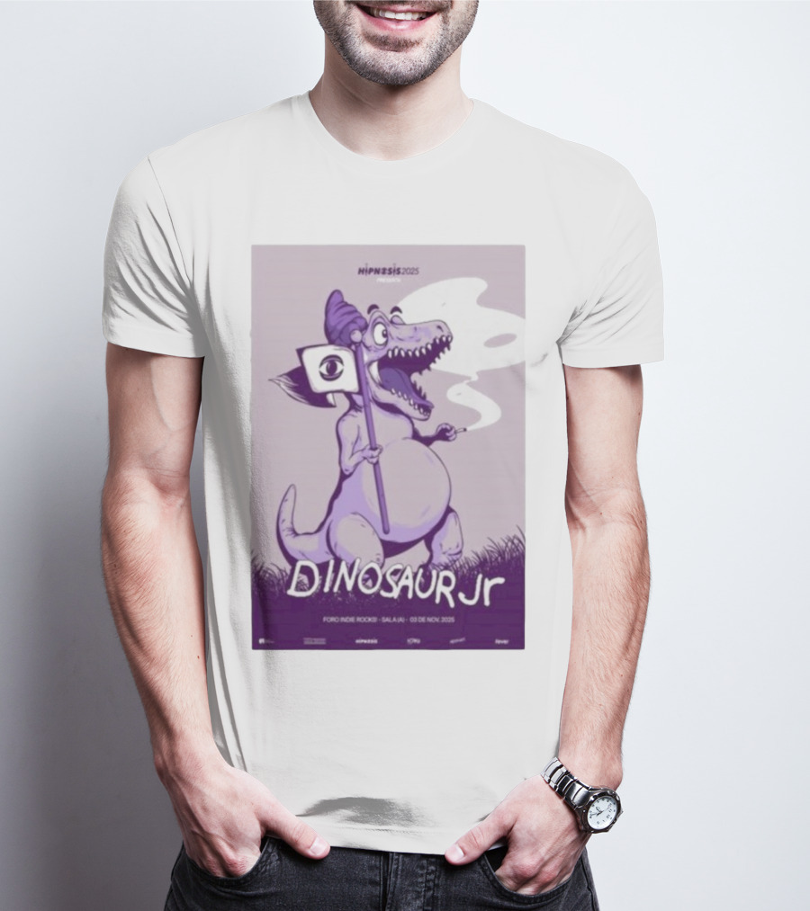 Dinosaur Jr. Hipnosis 2025 Mexico City Nov 3 Foro Indie Rocks T-Shirt