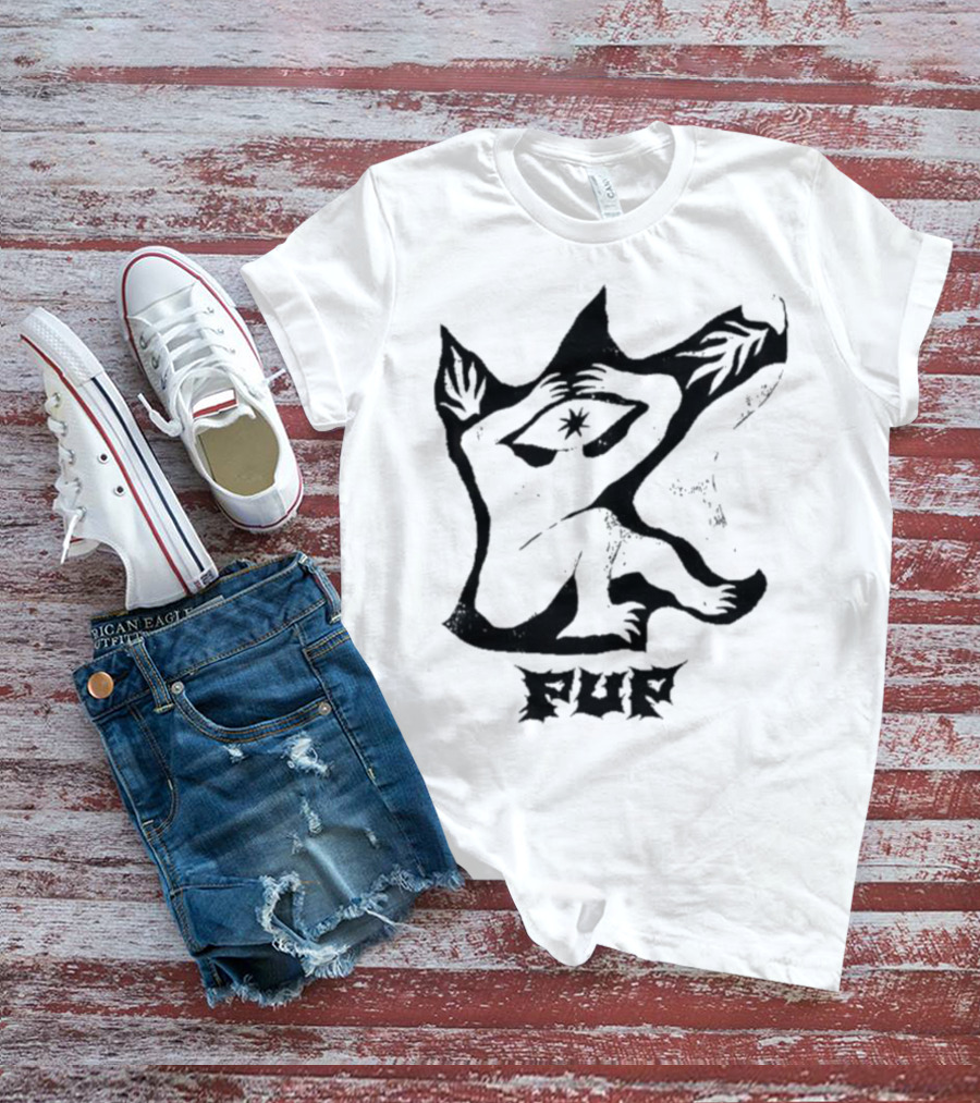 Pup Flames Creature With Wings T-Shirt