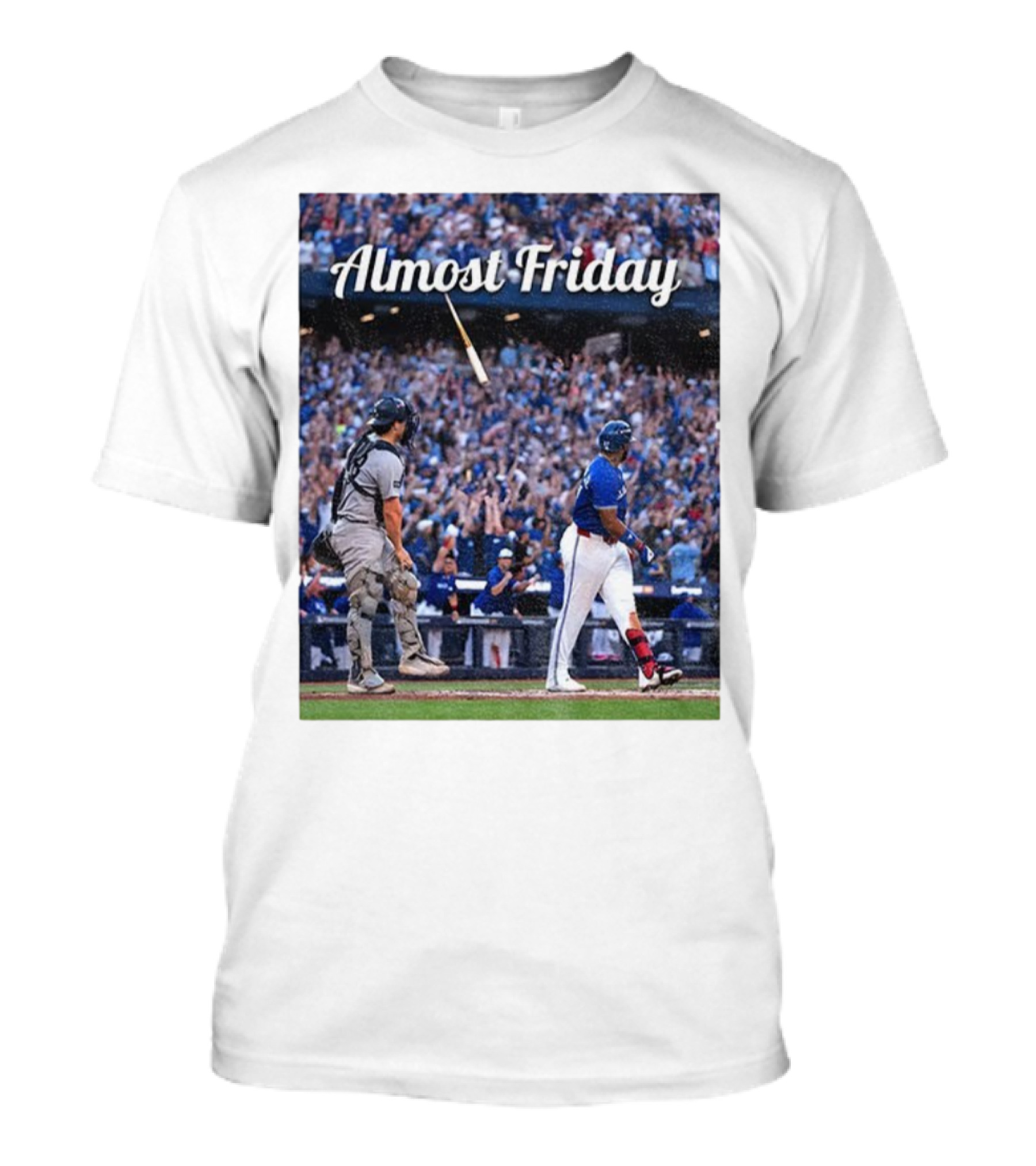 Toronto Blue Jays New York Yankees Almost Friday MLB Baseball Action T-Shirt