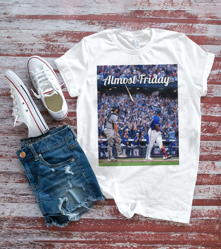 Toronto Blue Jays New York Yankees Almost Friday MLB Baseball Action T-Shirt