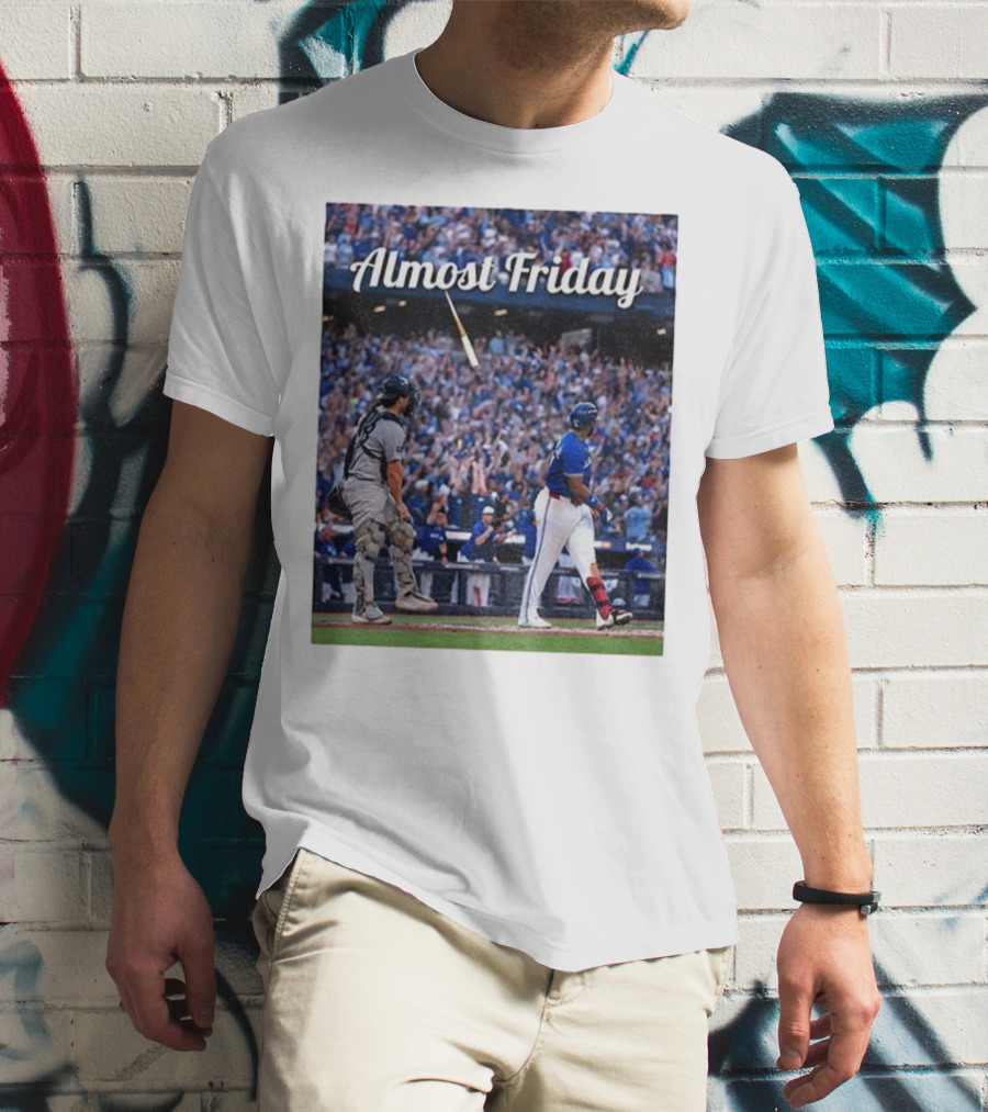 Toronto Blue Jays New York Yankees Almost Friday MLB Baseball Action T-Shirt