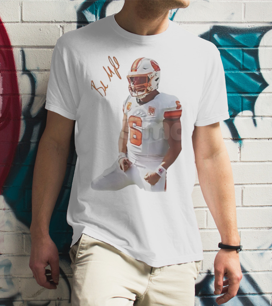Baker Mayfield Signature Tampa Bay Buccaneers NFL Quarterback Number 6 T-Shirt