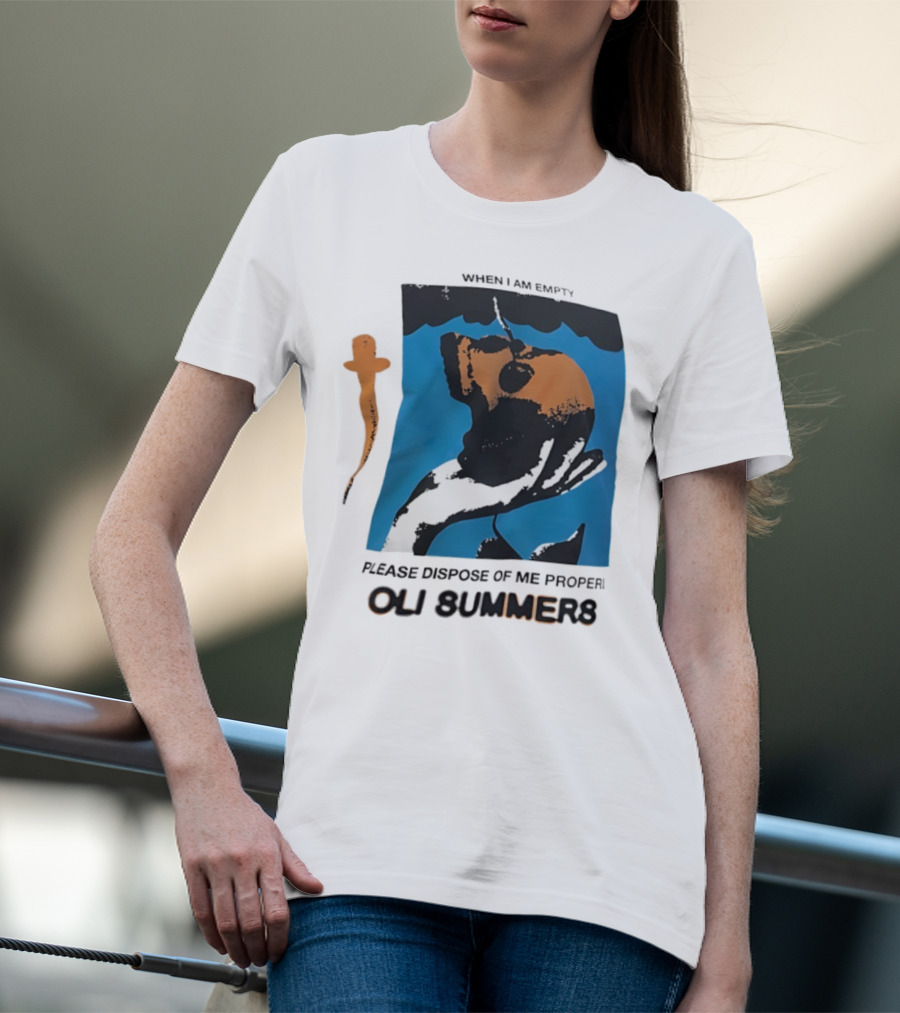 Oli Summers When I Am Empty Please Dispose Of Me Properly T-Shirt