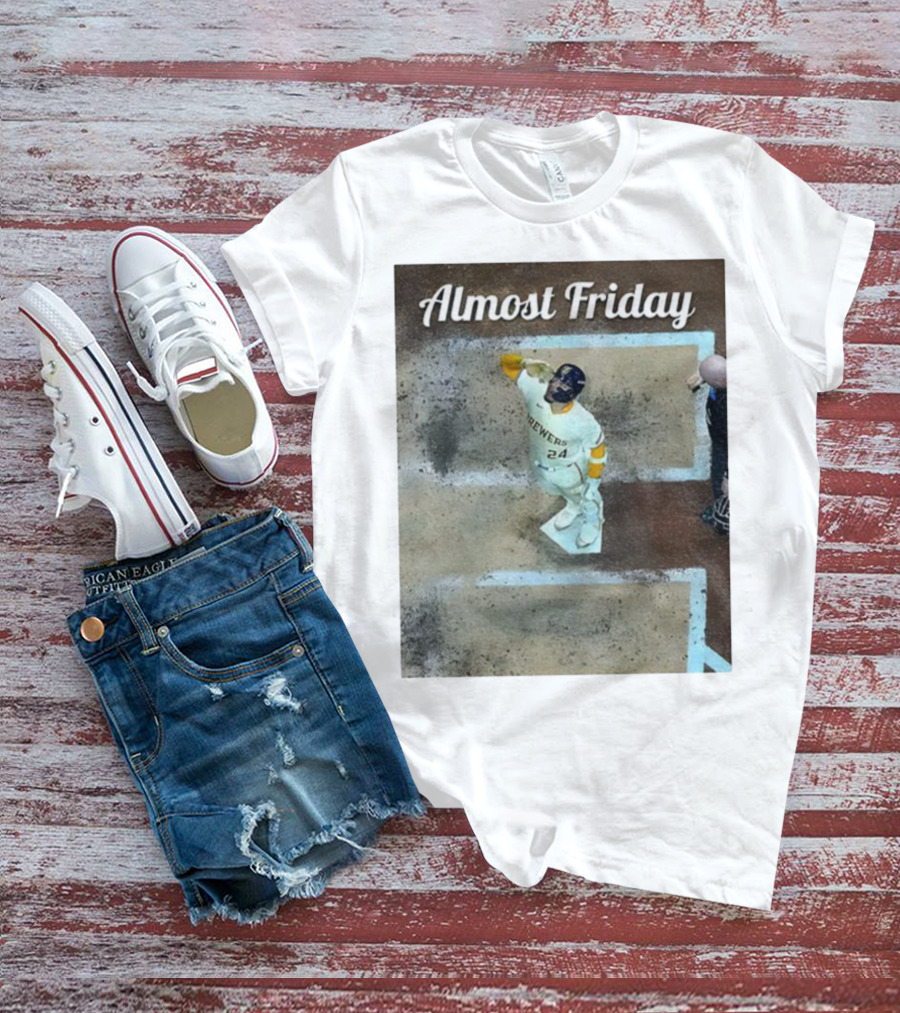William Contreras Brewers Almost Friday 24 At Home Plate 2025 T-Shirt