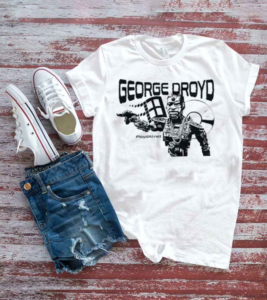 George Droyd Retro Vintage Droid Star Patterns T-Shirt