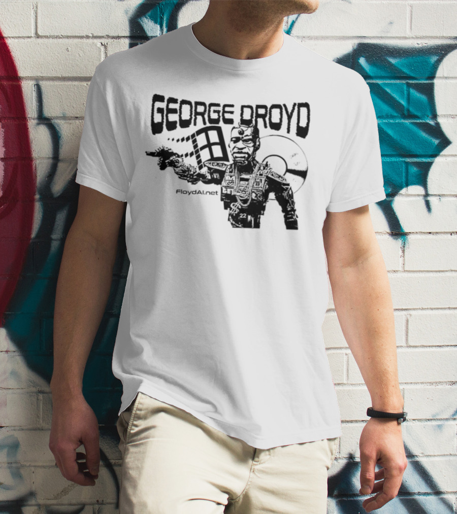 George Droyd Retro Vintage Droid Star Patterns T-Shirt