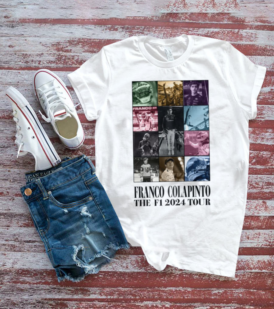 Franco Colapinto Bullet Racing F1 2024 Tour T-Shirt