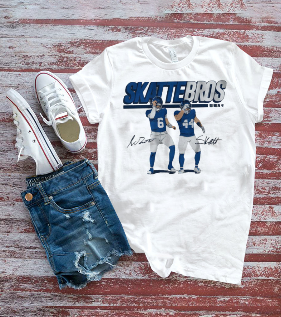 Skattebros Signature Jaxson Dart Cam Skattebo Football Players T-Shirt