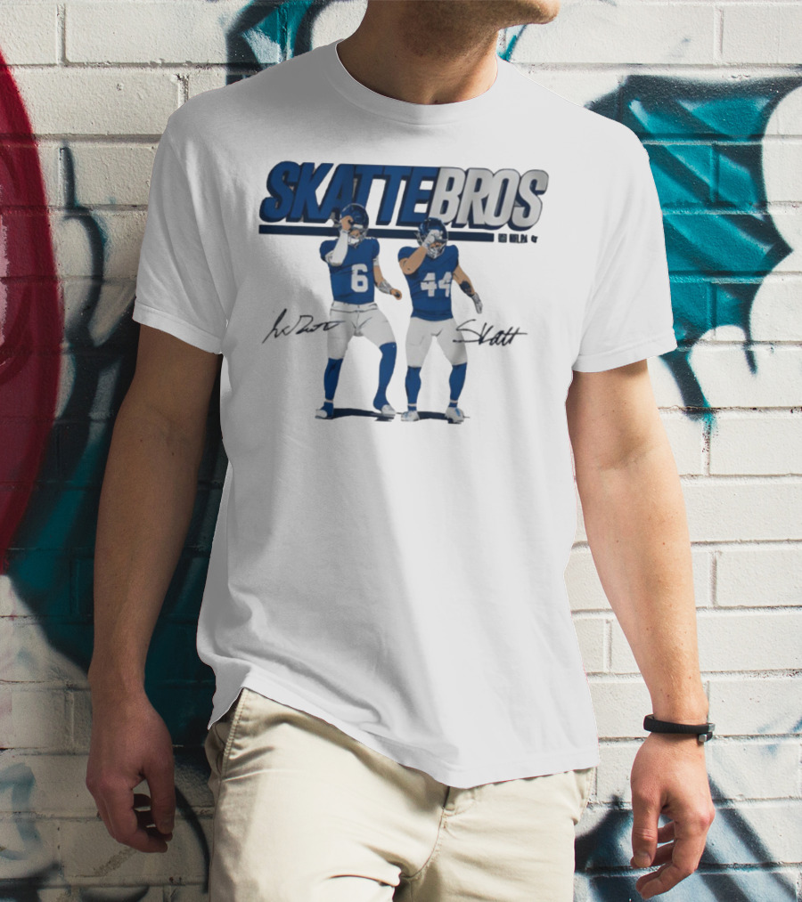 Skattebros Signature Jaxson Dart Cam Skattebo Football Players T-Shirt