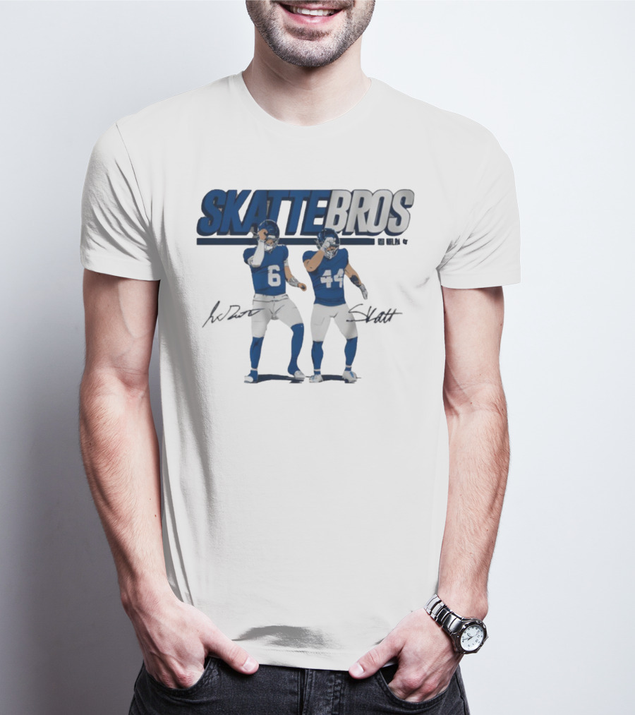 Skattebros Signature Jaxson Dart Cam Skattebo Football Players T-Shirt