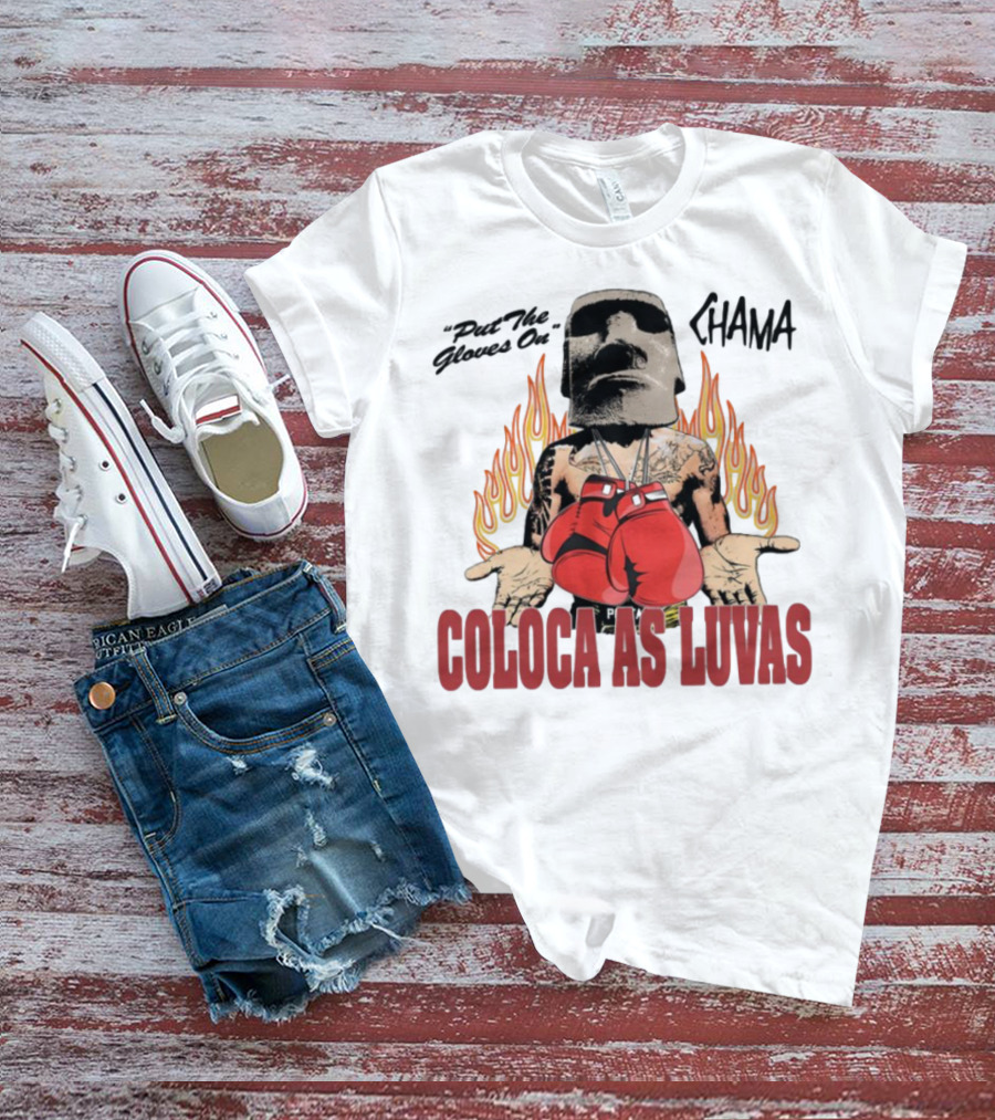 "Coloca As Luvas Put The Gloves On Flame Boxing" T-Shirt