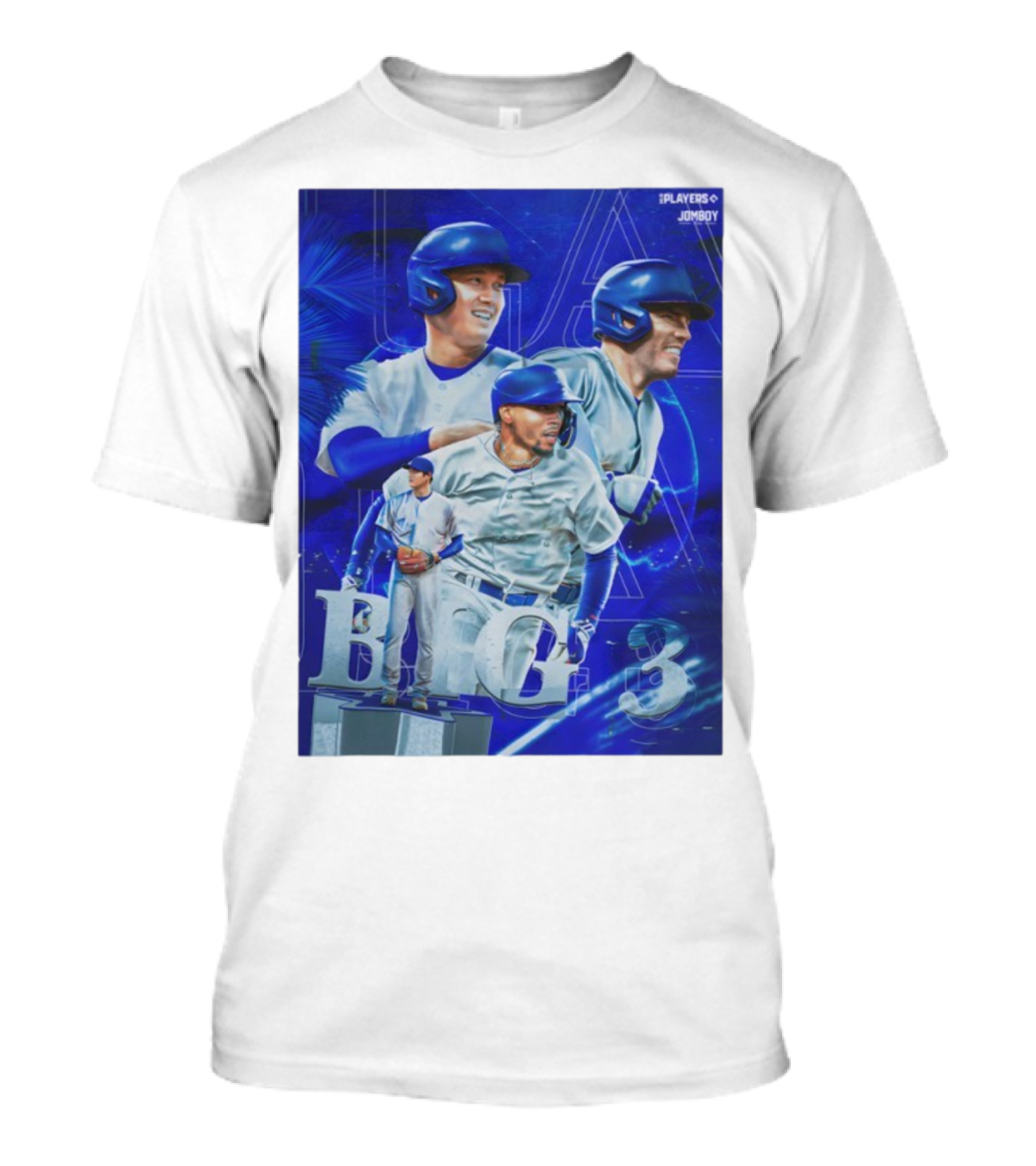 LA Big 3 IPlayers Jomboy Baseball Theme T-Shirt