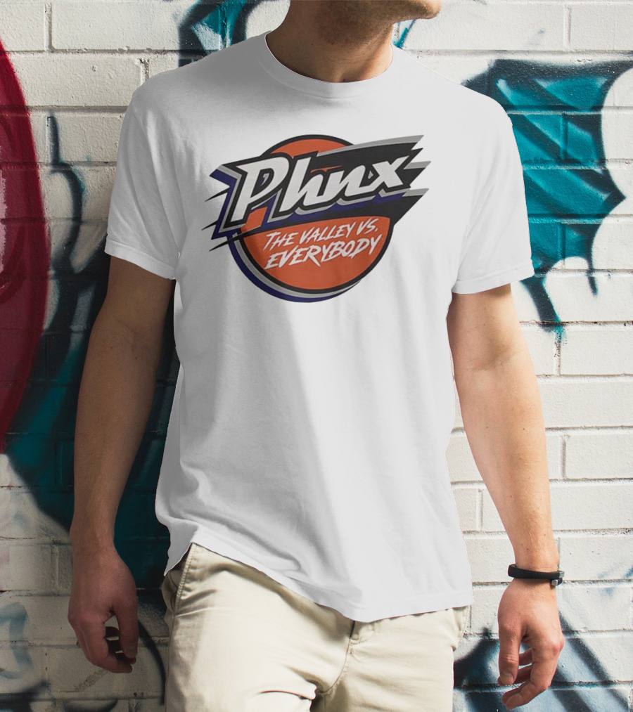 Phnx The Valley Vs Everybody Phoenix Mercury Basketball Tee T-Shirt