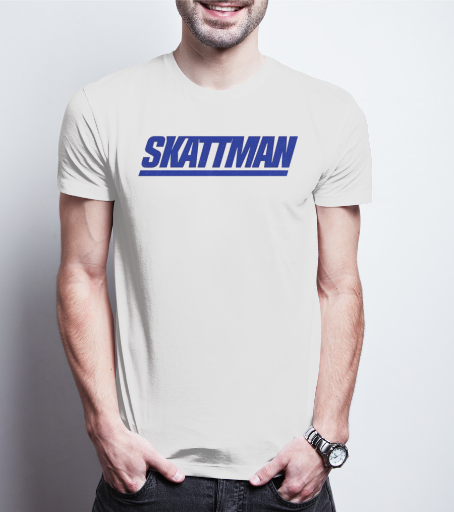 SKATTMAN Cam Skattebo New York Giants Team Spirit T-Shirt