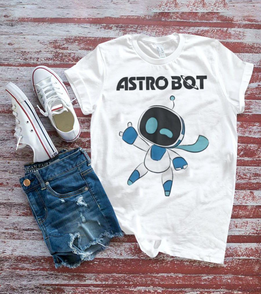 Astro Bot Robot Cartoon Character 2025 T-Shirt