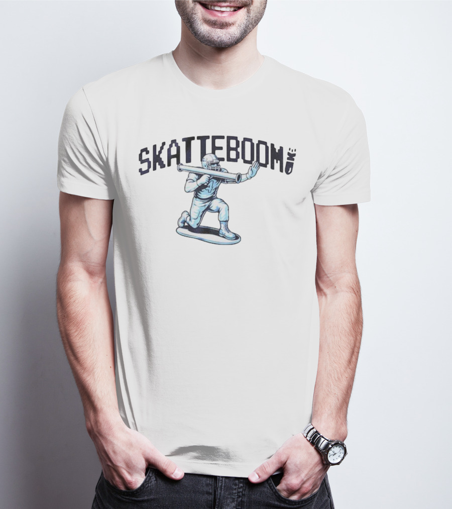 Skatteboom Toy Soldier Football Player Bazooka T-Shirt