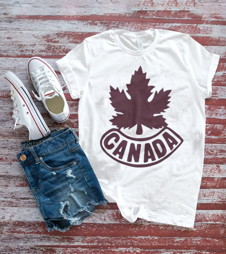 Canada Maple Leaf Badge T-Shirt