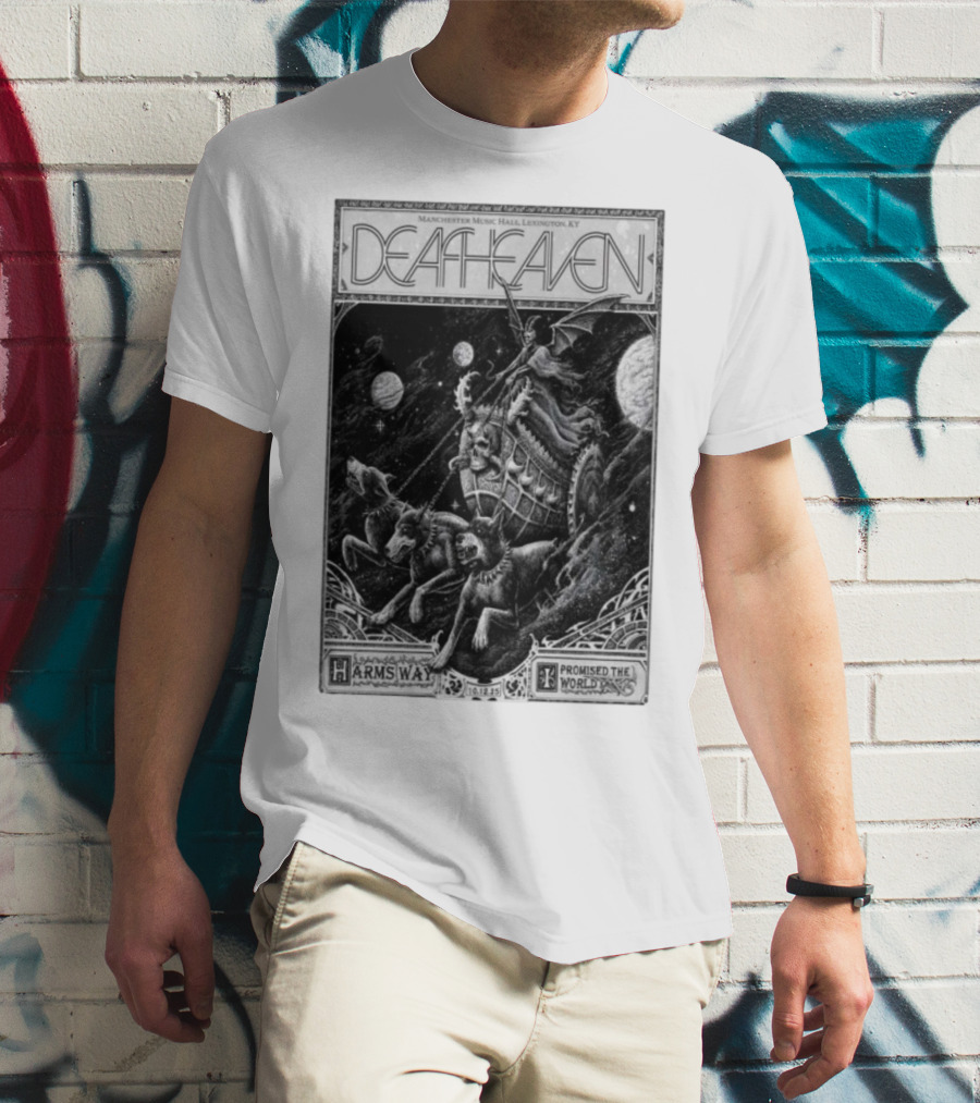 Deafheaven Manchester Music Hall Lexington KY Harms Way Promised The World 10.12.25 T-Shirt