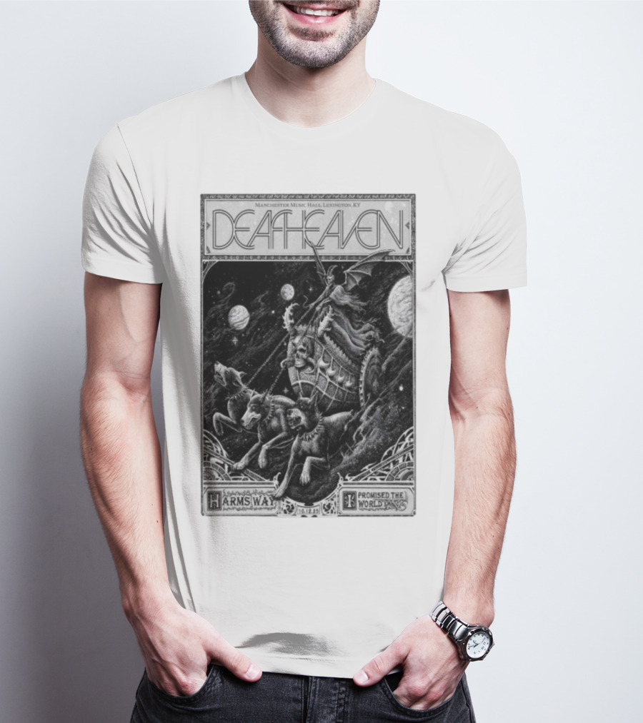 Deafheaven Manchester Music Hall Lexington KY Harms Way Promised The World 10.12.25 T-Shirt