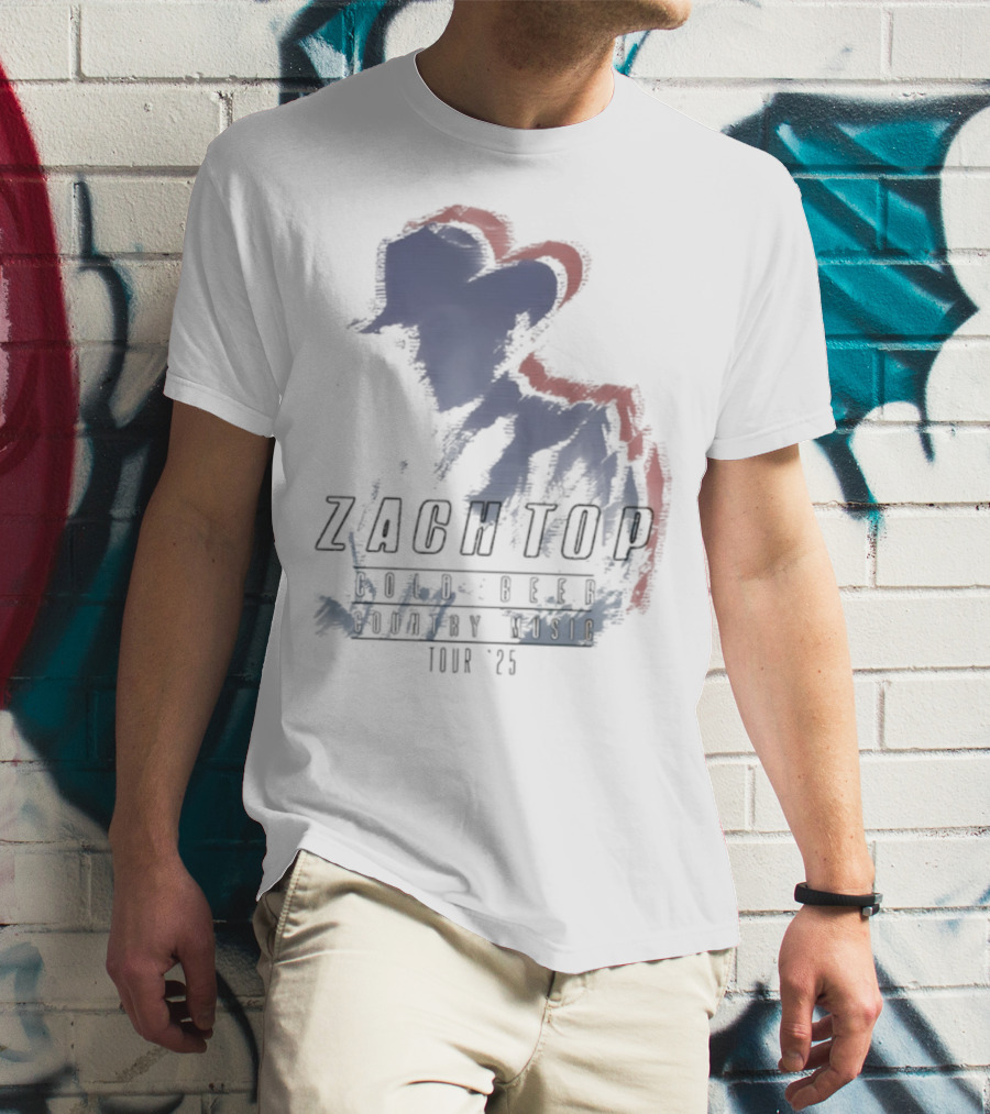 Zach Top Double Zach Hat Outline 1995 T-Shirt