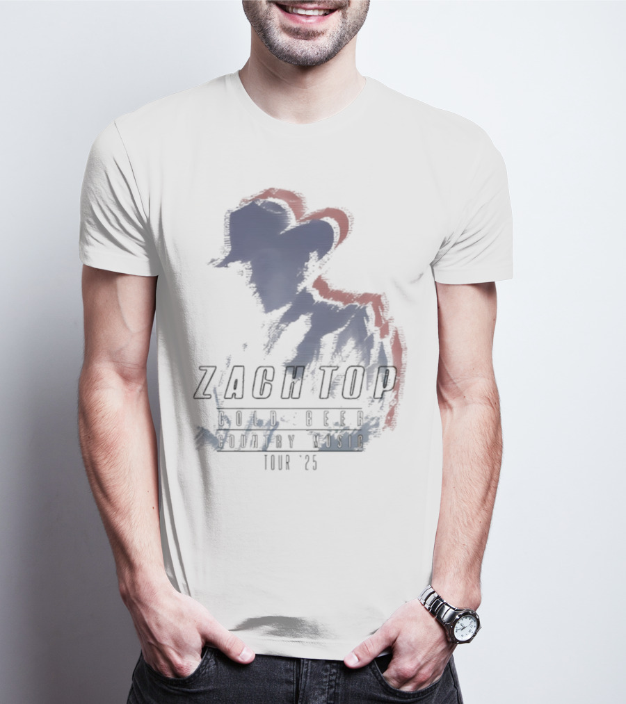 Zach Top Double Zach Hat Outline 1995 T-Shirt