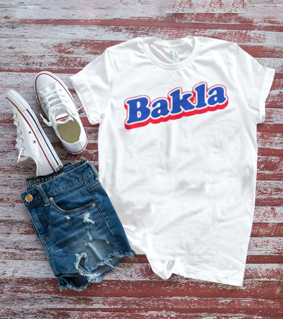 Bakla Bold Blue And Red T-Shirt