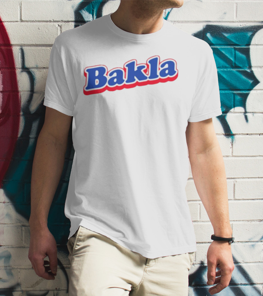 Bakla Bold Blue And Red T-Shirt