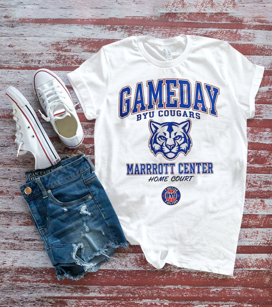 Gameday BYU Cougars Marriott Center Home Court T-Shirt