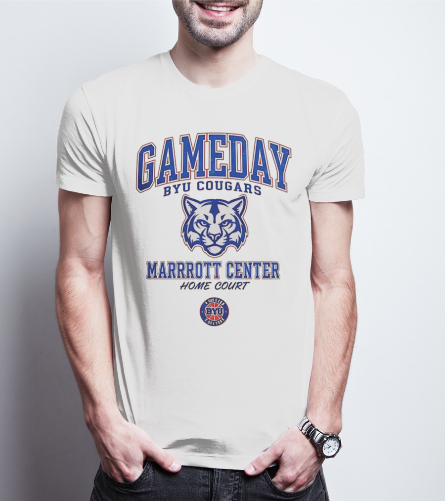 Gameday BYU Cougars Marriott Center Home Court T-Shirt