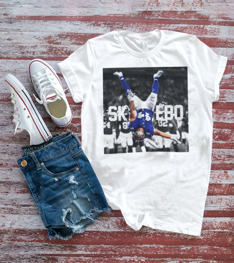Cam Skattebo Backflip New York Giants NFL Football 2025 T-Shirt